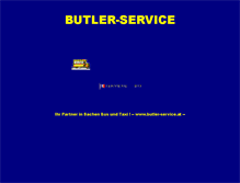 Tablet Screenshot of butler-service.at